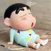 Suporte de Celular Preguiçoso Crayon Shin Boneco Ins Enfeites para Celular Modelo Feito à Mão Fofo Enfeites de Mesa Boneco