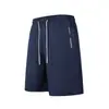 Transfronteiriço/Shorts de 5 Cores/Zíper EstampadoNovo Verão Mais Vendido Shorts de Seda Gelada Secagem Rápida