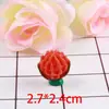 Simulación tridimensional de accesorios de resina de frutas fresa limón melocotón colgante de joyería DIY material para refrigerador venta al por mayor