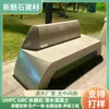 Silla Creativa de Hormigón GRC de Forma Especial para Ingeniería Municipal con Forma Única Estilo Urbano Taburete de Hormigón GRC Aparente