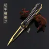 Intrépido Rodeando Weilong Hoja Fénix de Fuego Ventilador Llama Apagado Hoja Doble Arma de Metal Modelo Adornos