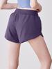 Pantalones Cortos Deportivos de Verano Bolsillo Lateral Oculto Anti-luz Transpirables Pantalones de Tres Piezas para Correr Secado Rápido Pantalones Deportivos Pantalones de Yoga para Mujer