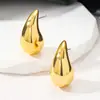 Brincos de gota d'água tridimensional exagerados europeus e americanos design de nicho brincos do Instagram brincos de temperamento