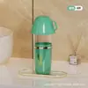 Set de Vasos para Artículos de Tocador de Viaje Caja de Almacenamiento Vaso para Enjuague Bucal y Cepillo de Dientes Dos en Uno de Grado Alimenticio Cepillo de Dientes Espesado Portátil y Compacto