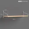 Estante de almacenamiento de pared sin perforaciones, partición de pared montada en la pared junto a la cama, decoración de pared para sala de estar, estante para router, estantería de pared
