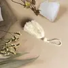 Borla Colgante de Hilo de Algodón Borla Creativa Accesorios para Mantel Almohada Borla Blanca Simple Borla Hecha a Mano