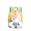 Mochila Infantil Personalizada Nova Mochila de Um Cavalo Jardim de Infância Desenho Animado Boneca de Pelúcia Mochila Escolar Leve