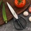 Tijeras de cocina con recubrimiento de titanio, afiladas y versátiles, para cortar huesos de pollo, tijeras para patas de pollo de acero inoxidable, tijeras domésticas para verduras y preparación de alimentos