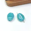 Hebilla de cordón con cierre de cuentas de 18x23 mm, forma irregular, agujero grande, colgante, accesorio decorativo en estilo vintage