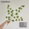 Hoja de Arce Simulación Hoja de Arce Rojo Planta de Ingeniería Hoja de Paisaje Hoja Falsa Trabajador Diurno Hoja de Arce Exposición de Arte Elegante Estilo Común
