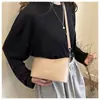 Bolso Cubo de Diseño de Nicho de Moda para Mujer 2025 Nuevo Color Sólido Bolso de Hombro Único Bolso Cruzado Versátil y de Moda