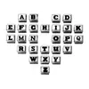 Pulsera Modular Italiana de Acero Inoxidable Acero de Titanio Negro Letras Inglesas Correa de Reloj Joyería Hecha a Mano DIY Accesorios Venta al por Mayor