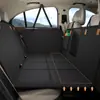 Funda de asiento tipo hamaca para mascotas para asiento trasero de coche, resistente a los arañazos con soporte de tabla dura, protector de asiento trasero para perros