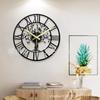 Venta Libre de Impuestos de Relojes Redondos de Hierro Forjado, Relojes de Pared Modernos Más Vendidos, Relojes Creativos para la Sala de Estar, Lujo Ligero, Relojes Modernos y Personalizados