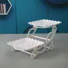 Suporte de mesa para sobremesas, pratos, expositores, enfeites, bandeja para lanches e frutas, decoração de casamento, mesa de centro para sala de estar, prato de frutas personalizado
