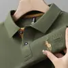 Comercio Exterior Transfronterizo Casual Negocios Solapa Estilo Papá Transfronterizo Comercio Exterior Transfronterizo Más Vendido Marca de Moda Top Manga Corta Bordado po