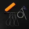 Cerradura para Peces Pato Amarillo Pequeño, Cerradura para Peces Vivos, Cerradura para Peces Señuelo, Cerradura de Acero Inoxidable con Cable de Acero, Pinzas de Control de Peces, Cerradura de Control de Peces, Otros