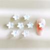 Nuevo K9 cristal blanco Aurora moca taladro de uñas vidrio estallado corazón torcido mariposa grande diy diy accesorios
