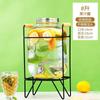 Cubo de Cerveza de Vidrio con Grifo, Cubo para Bebidas, Cubo para Té de Frutas, Cubo para Refrescos, Contenedor, Jarra para Jugos, Botella de Vino, Gran Capacidad