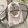Bolso de Hombro Retro Americano con Estampado de Leopardo Estilo Perezoso Versátil Bolso de Mano Bolso de Hombro Gran Capacidad Bolsa de Compras para Viajes