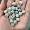Contas Cerâmicas Redondas Galvanizadas Queimadas em Forno de Alta Temperatura Acessórios para Joias DIY Contas com Furo Grande para Passar Fio Contas Soltas Pulseiras Materiais de Tecelagem