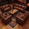 Sofá Bar Estilo Old Money Americano Retro, Asientos de Cabina Personalizados para Club Privado, Muebles Comerciales para Cafetería y Bar