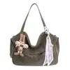 Bolsa Texturizada Nova de Inverno 2026, Bolsa de Ombro Transversal Casual Fashion Retro, Bolsa Tote Feminina Tendência e Personalizada