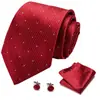 AliExpress EBAY 7.5cm corbata de negocios set de corbata para hombre boda corbata de poliéster caja de regalo fabricantes