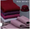 Chapéus Quentes e à Prova de Frio para Outono e Inverno para Mulheres de Meia-Idade e Idosas, Chapéus de Vovó, Cachecóis, Gorros de Lã Grossa Trançados com Forro de Fleece Femininos