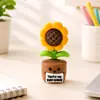 Figura de pingüino linda Nueva llegada Pingüino inspirador Adorno de escritorio Figura de animal motivacional Adorno diy Inglés