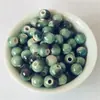 Contas de cerâmica Jingdezhen contas esmaltadas coloridas contas soltas de cerâmica atacado pulseira joias contas mistas de cerâmica 8mm