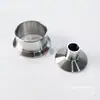Conexão Rápida de Aço Inoxidável 304/316 Mandril Longo 28,6 Grampo de Fixação Solda Sanitária Estendida Extremidade de Solda de Topo 3A