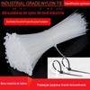 Abraçadeiras de Nylon Autotravantes com Logotipo de Fábrica 3*4*80*100*120*150*200*250*300 Abraçadeiras de Plástico