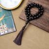 Pulseira com Tassel para Contas de Oração 12*12mm Arábia Saudita 33 Contas Pulseira Imitação de Coral Feita à Mão Joias da Moda