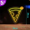 Luz de Neón LED Hamburguesa de Amazon Decoración de Pared Personalizada para Cafetería Luz Ambiental Restaurante Papas Fritas Hot Dog Luz LED