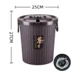 Cubo de Residuos de Té Drenaje Cubo de Té Juego de Té Kung Fu Filtro de Té Doméstico Bote de Basura Cubo de Té Ceremonia del Té Cubo de Almacenamiento de Agua Accesorios