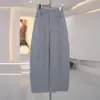 Pantalones Casuales Blancos de Pierna Ancha Versátiles con Forro Polar para Mujer, Novedad Invierno 2025, Corte Holgado, Cómodos para el Uso Diario Casual