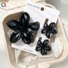 Qiyue Transfronterizo Más Vendido Traje Combinado de Pinza de Flor de Huevo Horquilla de Flor para Vacaciones Adorno para el Cabello de Tiburón para Mujer Accesorios para el Cabello
