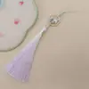 Colgante de borla degradado de gato nuevo Guanshan Yue 12CM Espiga Cheongsam Hanfu Ropa para niños Colgante Colgante colorido