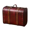Caixa de madeira vintage estilo chinês, bolsa de mão portátil, caixa de armazenamento para diversos itens, caixa de exposição, item decorativo, caixa de adereços para filmagem na era da República da China
