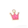 Série Rosa Vermelho Misto Acessórios de Joias com Esmalte em Liga para Pulseira DIY Colar Corrente de Celular Pingente de Chaveiro