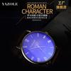YAZOLE268 Reloj de Moda para Hombre de Negocios Impermeable Casual Reloj para Hombre Reloj de Pareja para Hombre y Mujer Reloj de Pulsera con Correa