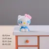 Miniaturas de Gatos Sentados, Pequeños Accesorios de Resina, Adornos de Bolsas Sorpresa, Piezas de Accesorios Hechas a Mano para DIY