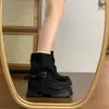 Diseño de Nicho Plataforma de Suela Gruesa Aumentador de Altura Botas Martin para Mujer 2026 Otoño Más Vendidos Botines de Suela Gruesa para Mujer