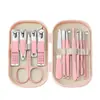 Cortadores de Unha de Aço Inoxidável Femininos Transfronteiriços Conjunto de 14 Peças Ferramentas de Manicure para Casa Cortadores de Unha Conjunto de Manicure Cortadores de Unha