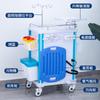 Carro de Tratamiento Multifuncional Integrado de Puerta Simple/Doble con Cinco Cajones para Emergencias ABS, Anestesia e Infusión, ABS de Grado Médico Hecho a Medida