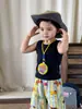 Ropa Infantil Yinke Chaleco para Niños Estilo Verano Delgado 2026 Casual Deportivo Ropa Infantil Clase A Top para Bebé Niño