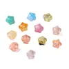 Cuentas de Estrella de Cinco Puntas Imitación Piedra Acrílico Transparente Manchado Accesorios Hechos a Mano para Cadena de Teléfono Móvil DIY Accesorios de Joyería con Cuentas