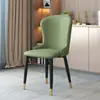 Cadeira moderna de encosto luxo leve, cadeira de lazer para restaurante, cadeira de jantar nórdica para cafeteria e hotel, banqueta simples de uso doméstico com encosto espesso