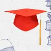 Popular Venta Directa de Fábrica Sombrero de Graduación para Adultos de 18 Años, Sombrero de Ceremonia de Graduación, Birrete de Título, Sombrero de Temporada de Graduación con Logo Personalizado para Hombres